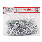 Цепь оцинк. DIN 766 короткое звено 5мм 3м/уп. Цепь оцинк. DIN 766 короткое звено 5мм 3м/уп.