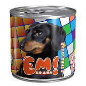  Влажный корм для собак Ем до дна 250г говядина 