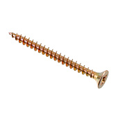 Саморезы универсальные желтые ШУж 4,5х45мм, потайная голова, 200шт Саморезы универсальные желтые ШУж 4,5х45мм, потайная голова, 200шт