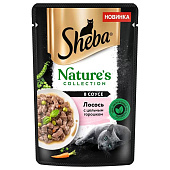Влажный корм Sheba Nature's Collection лосось и горох 75гр Влажный корм Sheba Nature's Collection лосось и горох 75гр