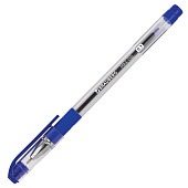  Ручка шариковая BRAUBERG MAX-OIL, синяя с грипом, масляная, игла 0,7мм/0,35мм, 141701 