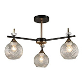 Люстра в стиле модерн 12253/3CF+FGD CL 60Вт Е27 S=7м2 /ЭкономСвет Люстра в стиле модерн 12253/3CF+FGD CL 60Вт Е27 S=7м2 /ЭкономСвет