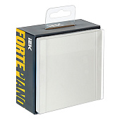 Выключатель встраиваемый проходной 1 клавиша, цвет белый, IEK FORTE&PIANO Выключатель встраиваемый проходной 1 клавиша, цвет белый, IEK FORTE&PIANO