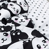 Комплект постельного белья 1,5 спальный Mariya DeLuxe Панда тайм П-КПБ-1,5сп -р Панда Комплект постельного белья 1,5 спальный Mariya DeLuxe Панда тайм П-КПБ-1,5сп -р Панда