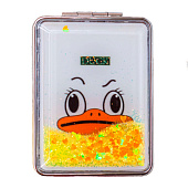  Зеркало-шейкер раскладное "Animal duck", white (8х6 см) 