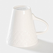 Кружка фарфоровая чайная Magistro Argos, 300 мл, белый 7462774 Кружка фарфоровая чайная Magistro Argos, 300 мл, белый 7462774