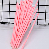  Трубочки одноразовые для напитков 25 шт. "Party go", pink (197 мм) 
