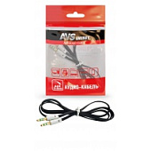 Кабель AVS с разъемом 3,5 jack - 3,5 jack (аудио)(1м) AU-61 Кабель AVS с разъемом 3,5 jack - 3,5 jack (аудио)(1м) AU-61