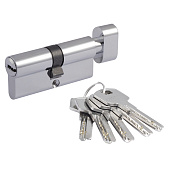 Цилиндр ключ/вертушка МЦ-ECO-STD-Z-ЛПВ-70 (35-35) (хром) Нора-М Цилиндр ключ/вертушка МЦ-ECO-STD-Z-ЛПВ-70 (35-35) (хром) Нора-М