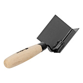 Кельма угловая, 80 х 60 х 60 мм, стальная, для внутренних углов, буковая ручка// Сибртех Кельма угловая, 80 х 60 х 60 мм, стальная, для внутренних углов, буковая ручка// Сибртех