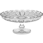 Тарелка для торта на ножке Crystal Bohemia 500PK 31 см БПХ840 Тарелка для торта на ножке Crystal Bohemia 500PK 31 см БПХ840