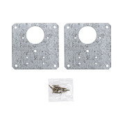  Пластина для ремонта петель 35мм, 2шт 