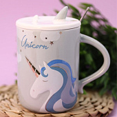 Кружка «Magic of the unicorn», серая 360 мл ULB-457-04 Кружка «Magic of the unicorn», серая 360 мл ULB-457-04