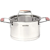 Кастрюля с крышкой Servitta 2,3 л Quadro Sr0115 Кастрюля с крышкой Servitta 2,3 л Quadro Sr0115