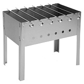 Мангал ECOS сборно-разборный 400х240х350мм, 0.50мм с 6 шампурами 182542 Мангал ECOS сборно-разборный 400х240х350мм, 0.50мм с 6 шампурами 182542