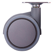 Ролик двойной на площ. 60мм (серый 1 шт)(40кг) Ролик двойной на площ. 60мм (серый 1 шт)(40кг)