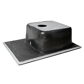 Мойка кварцевая прямоугольная глянцевая 640х490мм черная AG5C1 Agata Мойка кварцевая прямоугольная глянцевая 640х490мм черная AG5C1 Agata