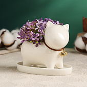 Горшок "Щенок" 11х6х9см 6116675 Горшок "Щенок" 11х6х9см 6116675