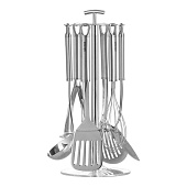 Набор кухонных инструментов,7 пр.NADOBA,серия KAROLINA 721022 Набор кухонных инструментов,7 пр.NADOBA,серия KAROLINA 721022