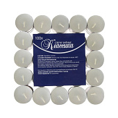 Набор чайных свечей "Классика", белый, 100 штук 2742356 Набор чайных свечей "Классика", белый, 100 штук 2742356