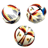 Мяч 6 см, полнотелый, с ярким рисунком, пакет, M-6,3СМ-3 