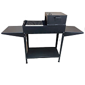 Мангал Дачный 750х350х870 сталь 4 мм с подставкой под казан Д5888 Мангал Дачный 750х350х870 сталь 4 мм с подставкой под казан Д5888