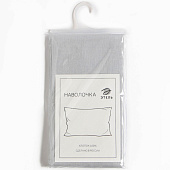 Наволочка 70х70 Этель хлопок, поплин, серый, 9241726 Наволочка 70х70 Этель хлопок, поплин, серый, 9241726