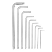 Набор ключей имбусовых TORX, 9 шт: T10-T50, CrV, удлиненные, сатин., Matrix