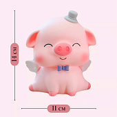 Копилка Angel pig hat pink