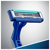Станок для бритья одноразовый GILLETTE BLUE  SIMPLE III, 4 шт  