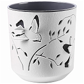 Кашпо для цветов 1,25л d13 "Колибри" Антрацит 351-995 Кашпо для цветов 1,25л d13 "Колибри" Антрацит 351-995