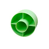 Органайзер для канцелярских принадлежностей "Round", green + стикеры Органайзер для канцелярских принадлежностей "Round", green + стикеры