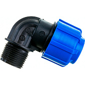 Отвод НР 20x3/4" PN 16 ПНД Отвод НР 20x3/4" PN 16 ПНД