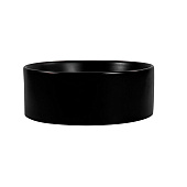 Раковина накладная 400х400х165 матовая черная AQ5118-MB Aquatek