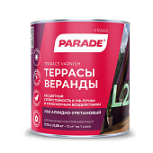  Лак алкидно-уретановый  Террасы &amp; Веранды Глянцевый PARADE L25 0,75л 