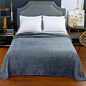  Плед CL HOME "Aura" велсофт двуспальный 180х200, 180/009-AUR 