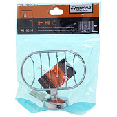  Мыльница настенная 2 крючка хром A12002-1 Accoona 