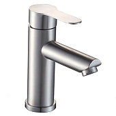  Смеситель для раковины Orlando без донного клапана нерж.сталь OL 26 