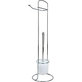  Стойка напольная с держателем для туалетной бумаги и ершиком ELINE-TBH-1 312061 Рыжий кот 