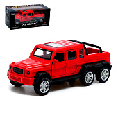 Машина металлическая АВТОГРАД Джип 6X6, 1:32, инерция, 3217494 Машина металлическая АВТОГРАД Джип 6X6, 1:32, инерция, 3217494