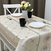 Клеенка ПВХ на нетканой основе, 140 см, Серебро 12439 Клеенка ПВХ на нетканой основе, 140 см, Серебро 12439