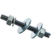 Штанга усил. DIN 976 М12х100 2 шт компл. DIN934, DIN127, DIN9021 (белый цинк 2 шт) Штанга усил. DIN 976 М12х100 2 шт компл. DIN934, DIN127, DIN9021 (белый цинк 2 шт)