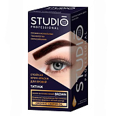  Краска для бровей Студио Тату Темно-корич. 30/20 