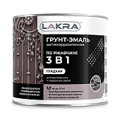 Грунт-эмаль 3 в 1 Жёлтый Лакра 1,7кг Грунт-эмаль 3 в 1 Жёлтый Лакра 1,7кг