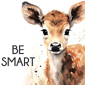 Картина на холсте BE Yourself, 40х50 см, 8245035