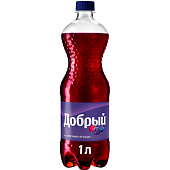 Напиток газированный Добрый Кола Лесные ягоды ПЭТ 1,0л Напиток газированный Добрый Кола Лесные ягоды ПЭТ 1,0л