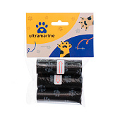 Набор пакетов для уборки за собакой 3 шт, черный, Ultramarine, 321-0441
