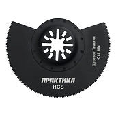  Насадка отрезная полукруг по дереву, 88 мм, мелкий зуб ПРАКТИКА(240-119) 