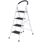 Стремянка стальная 4 ступени, широкие, высота платформы 90см, макс. нагр. 150кг., Сибирячка Стремянка стальная 4 ступени, широкие, высота платформы 90см, макс. нагр. 150кг., Сибирячка