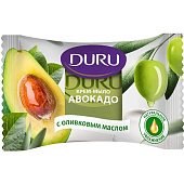 Мыло туалетное DURU Авокадо и олива 80г Мыло туалетное DURU Авокадо и олива 80г